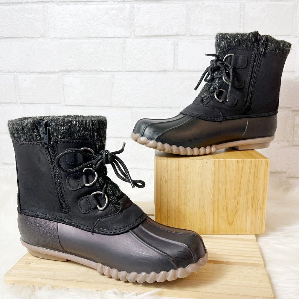 BareTraps Women's Fabulous Water Resistant Black Duck Boot Size 6M - Picture 10 of 10